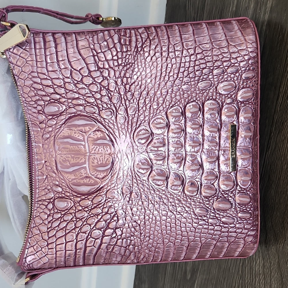 Nwt Brahmin Katie Mulberry Potion Melbourne bag - Picture 11 of 12